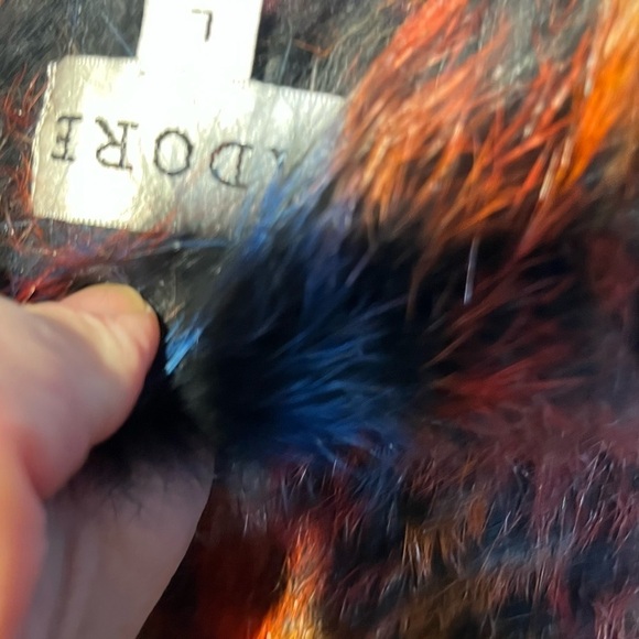 real rabbit furr vest and blouse set by Adore - Picture 13 of 16